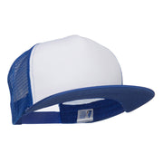 Flat Bill Snapback Trucker Cap