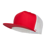 Flat Bill Snapback Trucker Cap