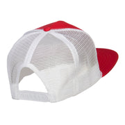 Flat Bill Snapback Trucker Cap