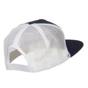 Flat Bill Snapback Trucker Cap