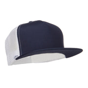 Flat Bill Snapback Trucker Cap