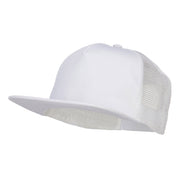 Flat Bill Snapback Trucker Cap