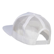 Flat Bill Snapback Trucker Cap