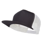 Flat Bill Snapback Trucker Cap