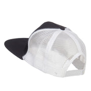 Flat Bill Snapback Trucker Cap