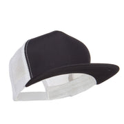 Flat Bill Snapback Trucker Cap