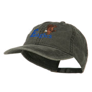 Blue Eagles Embroidered Washed Cap