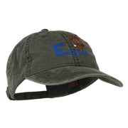 Blue Eagles Embroidered Washed Cap