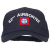 US Army 82nd Airborne Logo Embroidered Solid Cotton Pro Style Cap