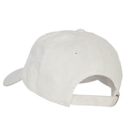 Alabama with Map Outline Embroidered Washed Cotton Twill Cap