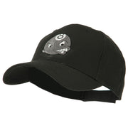 Billiard 8 Ball Face Embroidery Cap