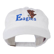 Blue Eagles Embroidered Washed Cap