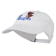 Blue Eagles Embroidered Washed Cap