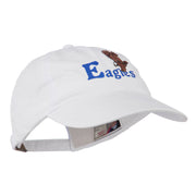 Blue Eagles Embroidered Washed Cap