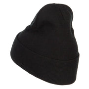 Football Embroidered Long Beanie