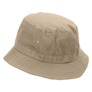 Japan Embroidered Bucket Hat - Khaki OSFM