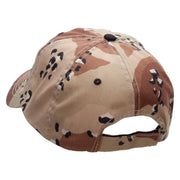 Army Grandfather Embroidered Enzyme Washed Camo Cap - Desert OSFM