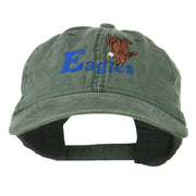 Blue Eagles Embroidered Washed Cap