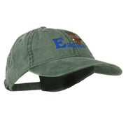 Blue Eagles Embroidered Washed Cap