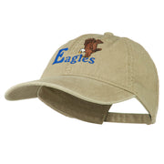 Blue Eagles Embroidered Washed Cap