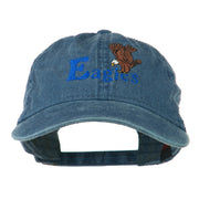 Blue Eagles Embroidered Washed Cap