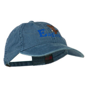 Blue Eagles Embroidered Washed Cap