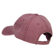 Black Bear Patched Washed Cotton Twill Cap