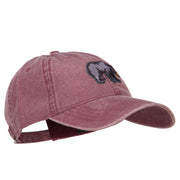 Black Bear Patched Washed Cotton Twill Cap