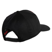 1st Marine Division Patched Solid Cotton Twill Pro Style Cap - Black OSFM