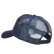 Thin Blue Line USA Flag Patched Mesh Cap