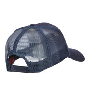 Thin Blue Line USA Flag Patched Mesh Cap