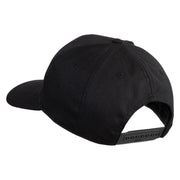Veteran America's Navy Patched Solid Cotton Twill Pro Style Cap - Black OSFM
