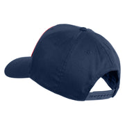 1st Marine Division Patched Solid Cotton Twill Pro Style Cap - Navy OSFM