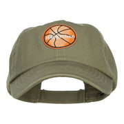 Basketball Patched Low Pet Spun Cap