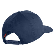 Veteran America's Navy Patched Solid Cotton Twill Pro Style Cap - Navy OSFM