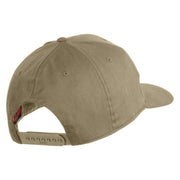 Veteran America's Navy Patched Solid Cotton Twill Pro Style Cap - Khaki OSFM