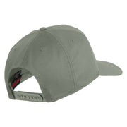 U.S. Navy Gulf War Veteran Patched Solid Cotton Twill 5 Panel Prostyle Snap Cap - Grey OSFM