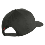 Veteran America's Navy Patched Solid Cotton Twill Pro Style Cap - Charcoal OSFM