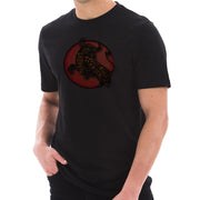 Wild Bull Circular Logo Cotton Short Sleeve Graphic Shirt