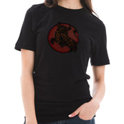 Wild Bull Circular Logo Cotton Short Sleeve Graphic Shirt