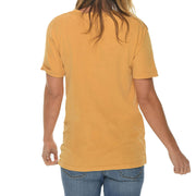 Wolf Howling Unisex Ring Spun Cotton Vintage Short Sleeve Crewneck Tee Shirt - Vintage-Mustard XS