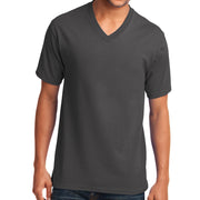 Men's Port & Company Core Cotton V-Neck T-Shirt