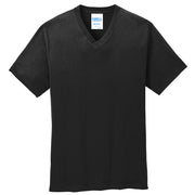 Men's Big Size Port & Company Core Cotton V-Neck T-Shirt