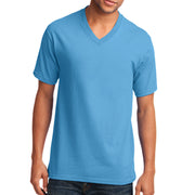 Men's Port & Company Core Cotton V-Neck T-Shirt