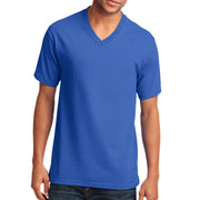 Men's Port & Company Core Cotton V-Neck T-Shirt