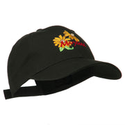 Maryland Black-Eyed Susan Flower Embroidered Cap