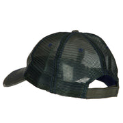 US Submarine Retired Embroidered Low Profile Cotton Mesh Cap