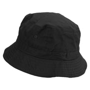 Thanksgiving Pie Embroidered Pigment Dyed Bucket Hat - Black OSFM