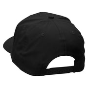 Hawaii Year Established Embroidered Solid Cotton Twill Pro Style Cap - Black OSFM