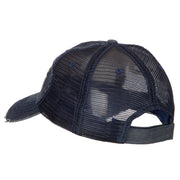 US Submarine Retired Embroidered Low Profile Cotton Mesh Cap